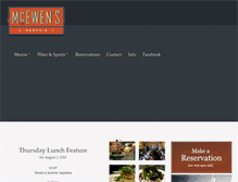 Tablet Screenshot of mcewensmemphis.com
